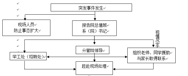 MG冰球突破官网网站各类突发事件应急预案及处置流程图 MG冰球突破官网网站各类突发事件应急预案及处置流程图