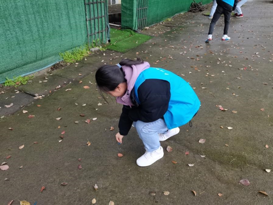 MG冰球突破官网网站“雷锋月” 清扫校园志愿活动